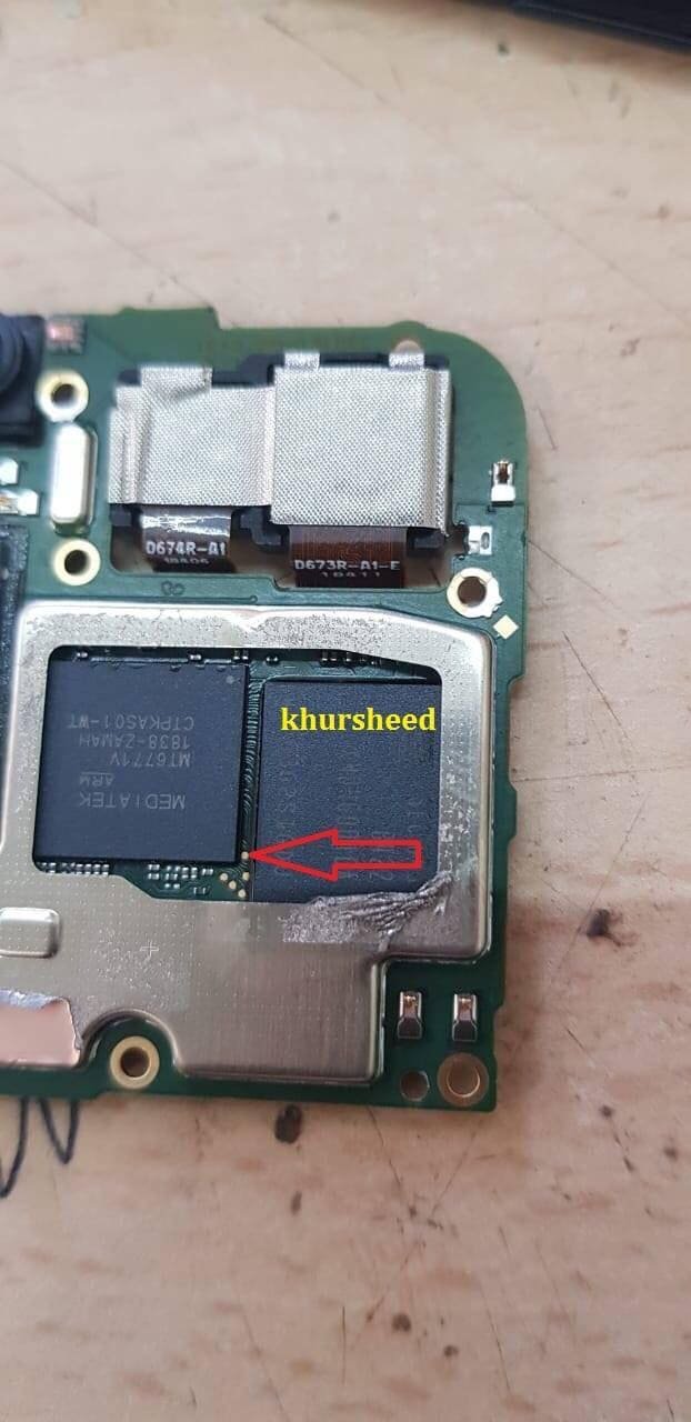 Realme U1 Test Point / EDL Point